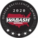 Peak Trailer 2020 Wabash National Dealer Excellence Award