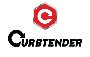 Curbtender brand logo front loaders refuse industry